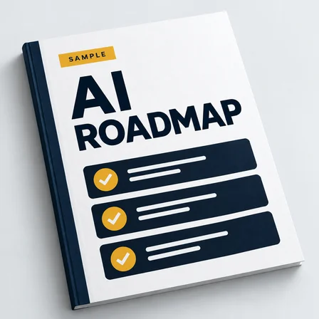 Sample AI roadmap report cover