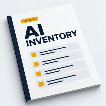 Sample AI inventory report cover